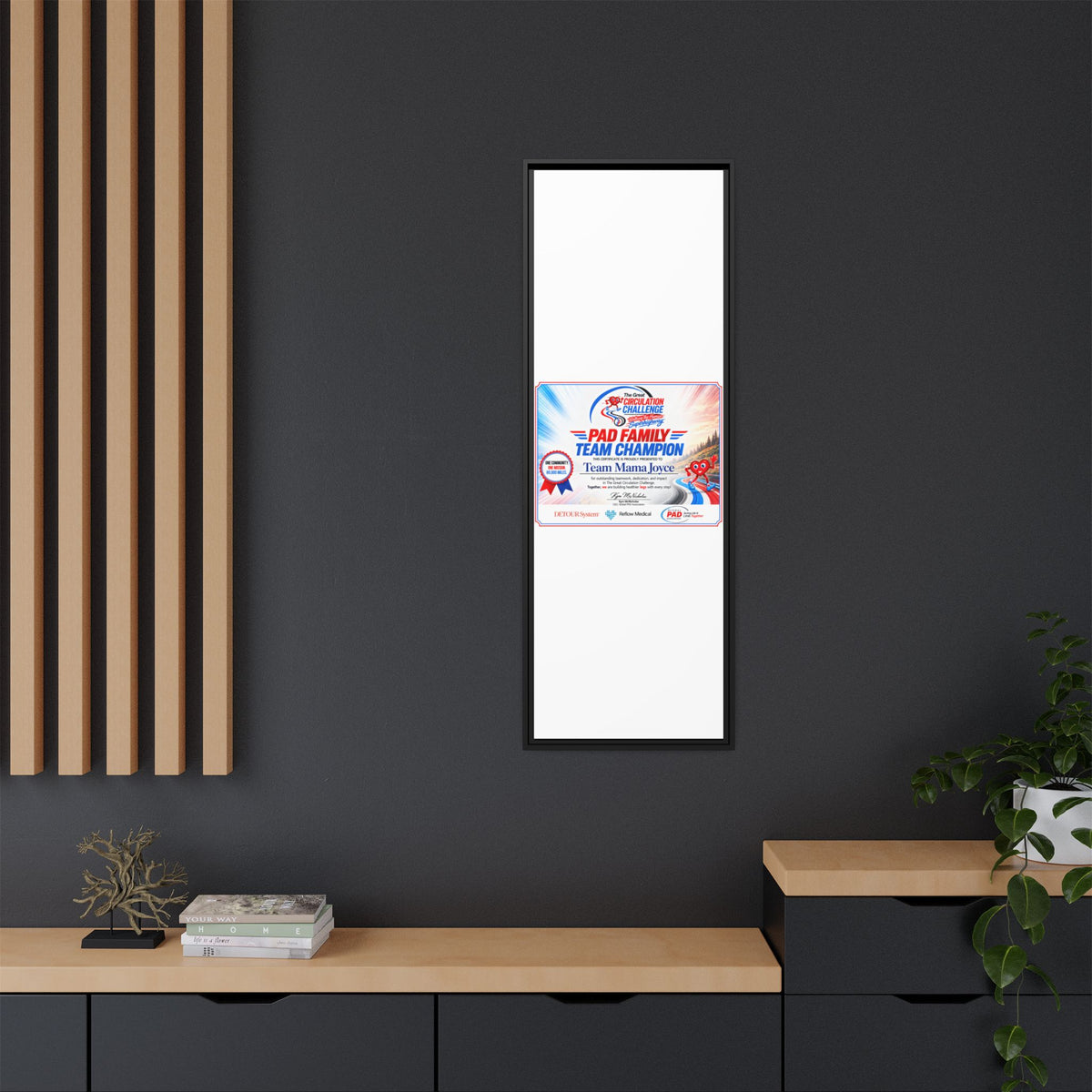 Mama Joyce - Matte Canvas, Framed (Multi-color)