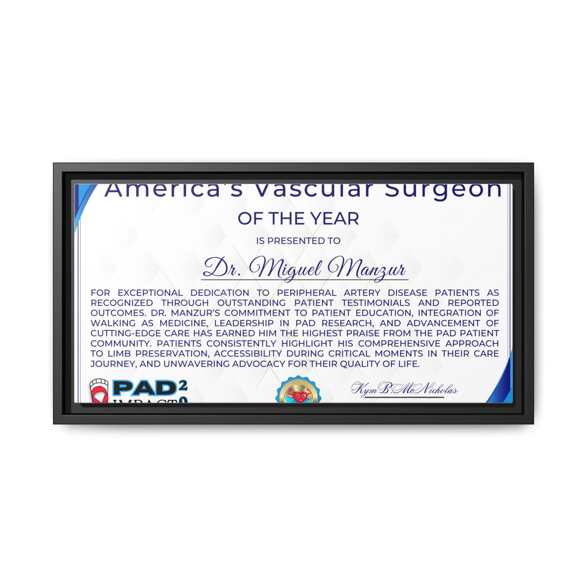 Dr Manzur Award