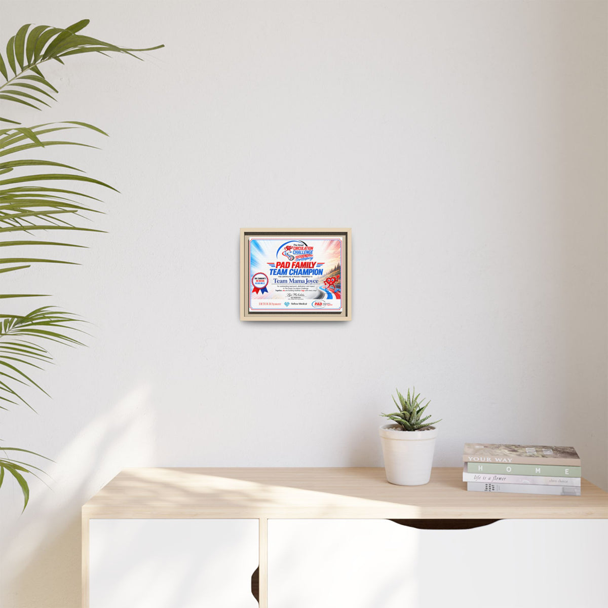 Mama Joyce - Matte Canvas, Framed (Multi-color)