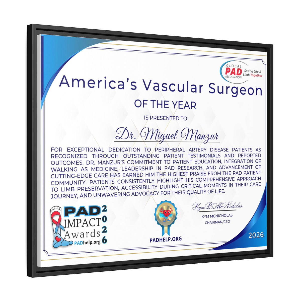 Dr Manzur Award