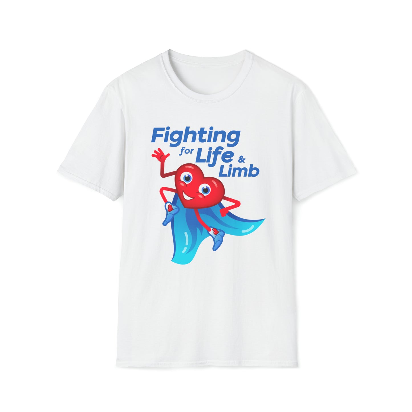 Fighting For Life & Limb Unisex Softstyle T-Shirt