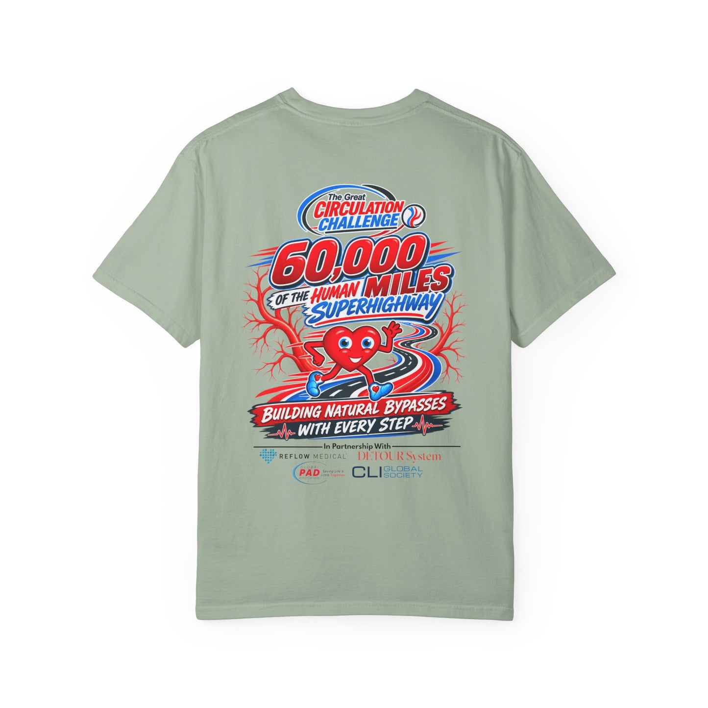 The Great Circulation Challenge Unisex Garment-Dyed T-shirt