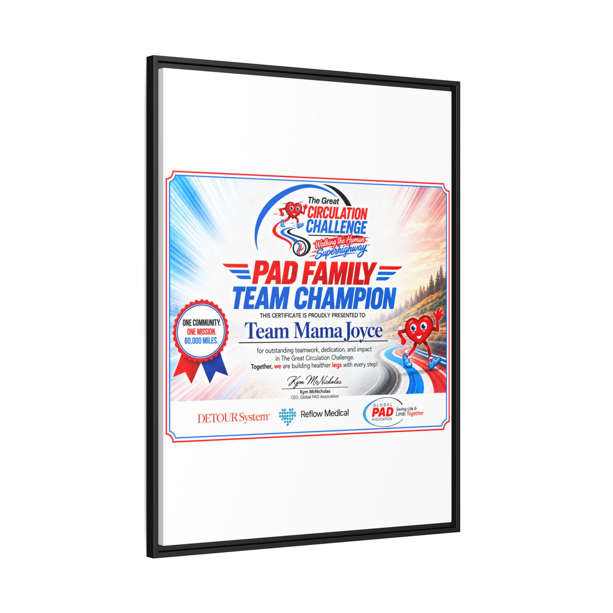 Mama Joyce - Matte Canvas, Framed (Multi-color)