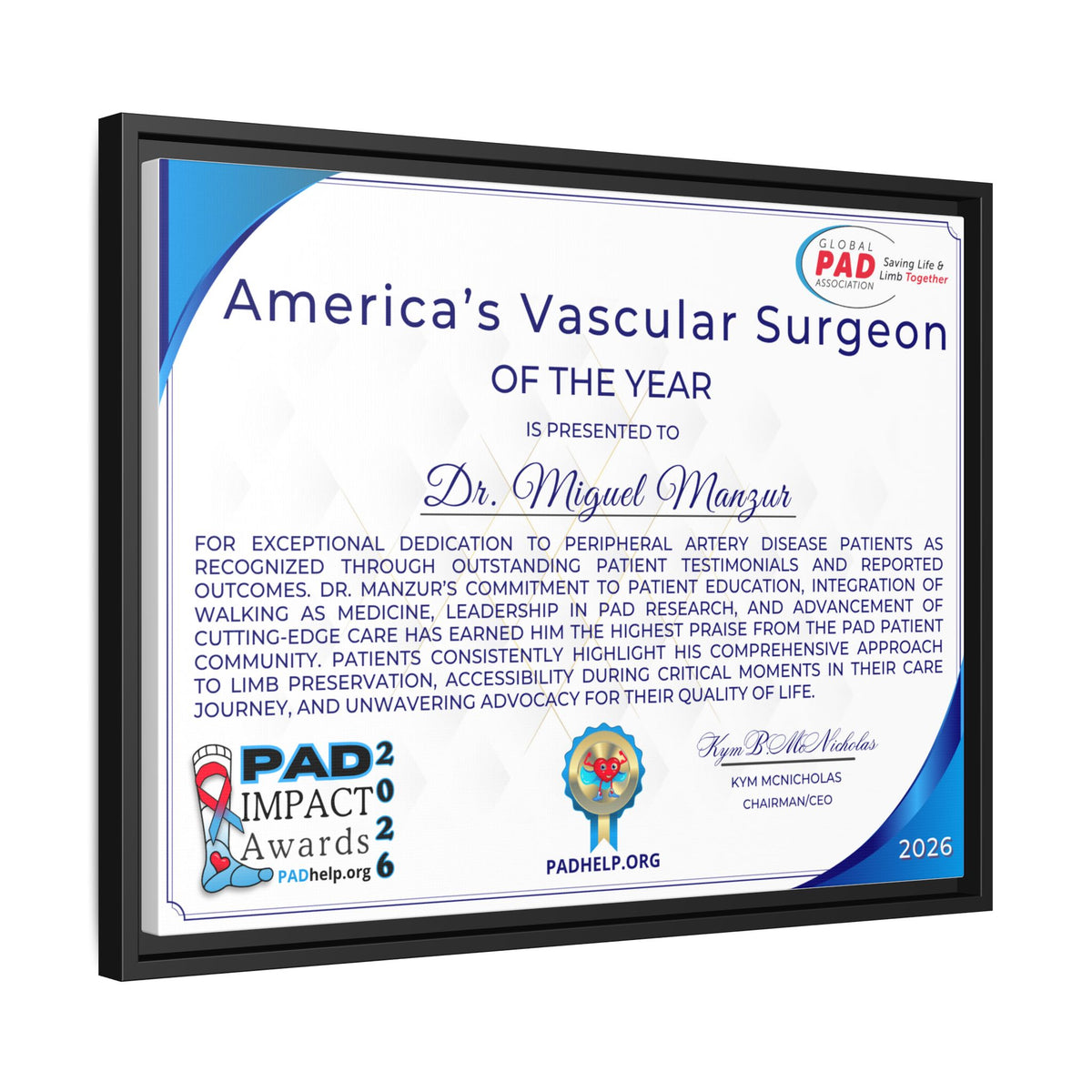 Dr Manzur Award