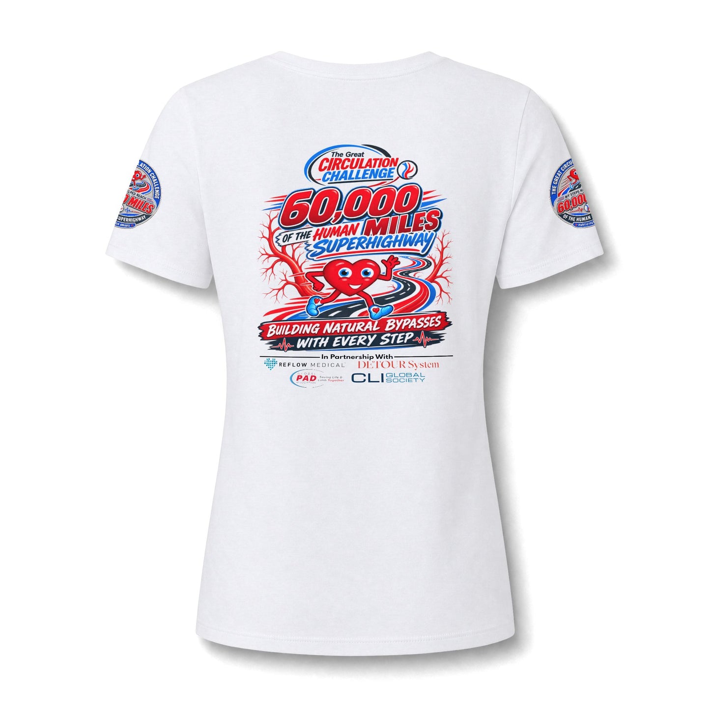 Women's Relaxed Heather CVC V-Neck Tee