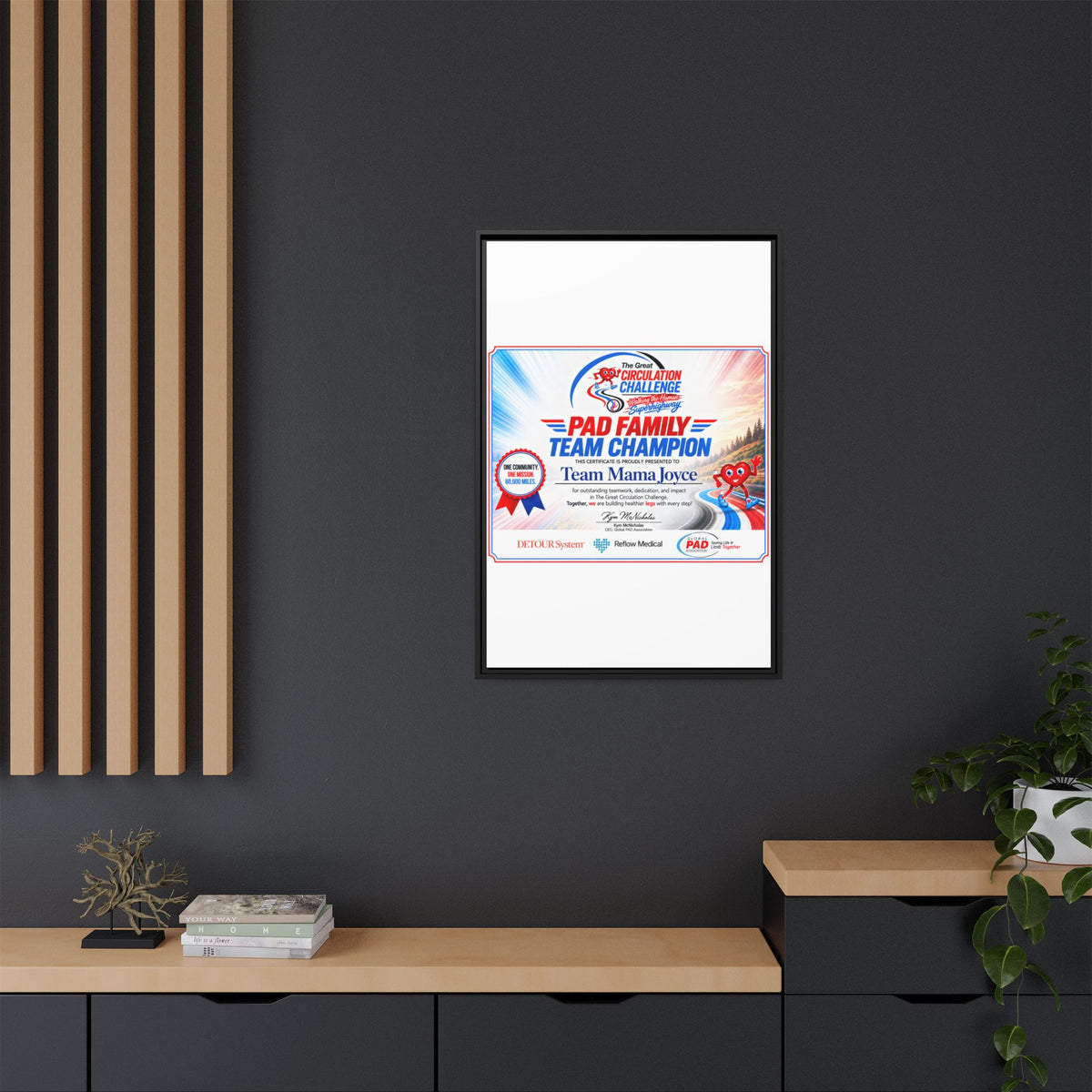 Mama Joyce - Matte Canvas, Framed (Multi-color)
