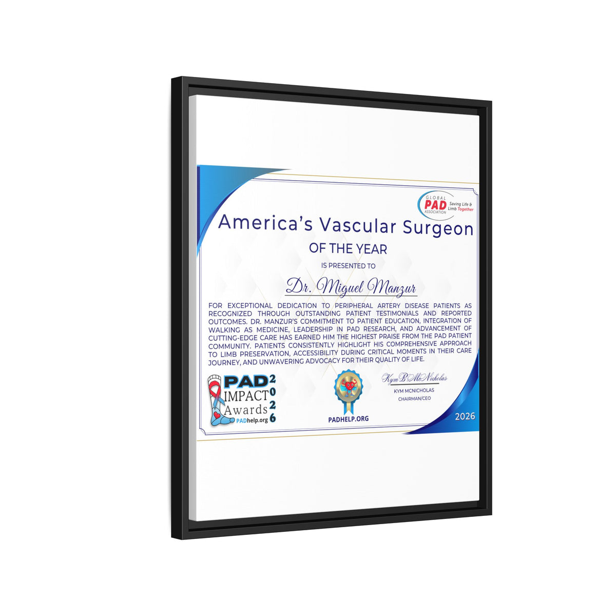 Dr Manzur Award