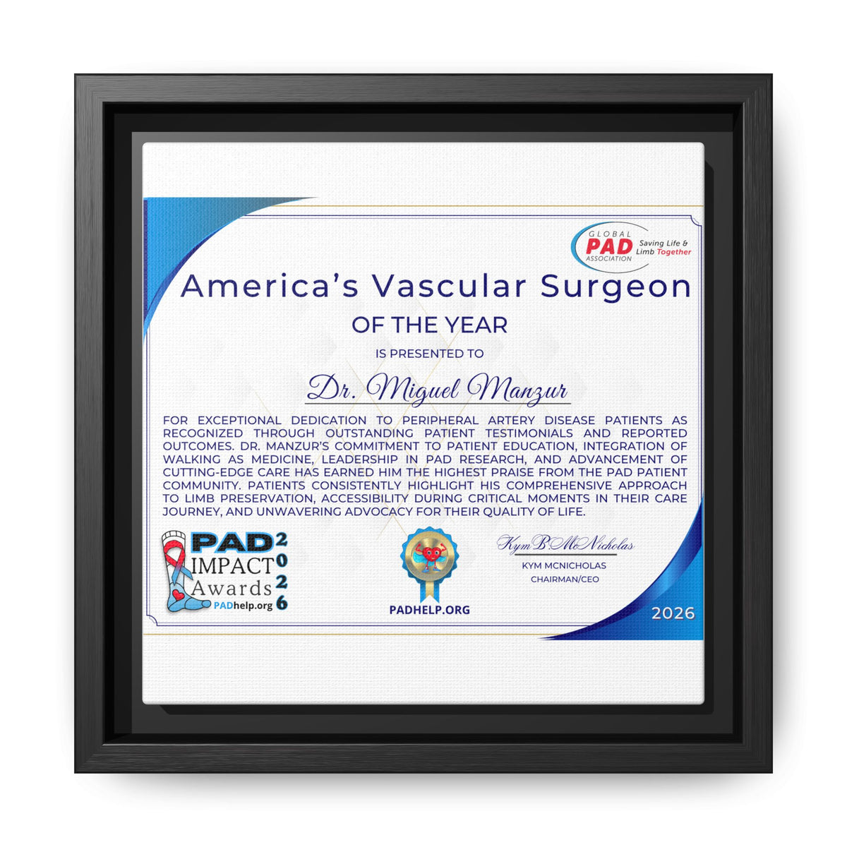 Dr Manzur Award
