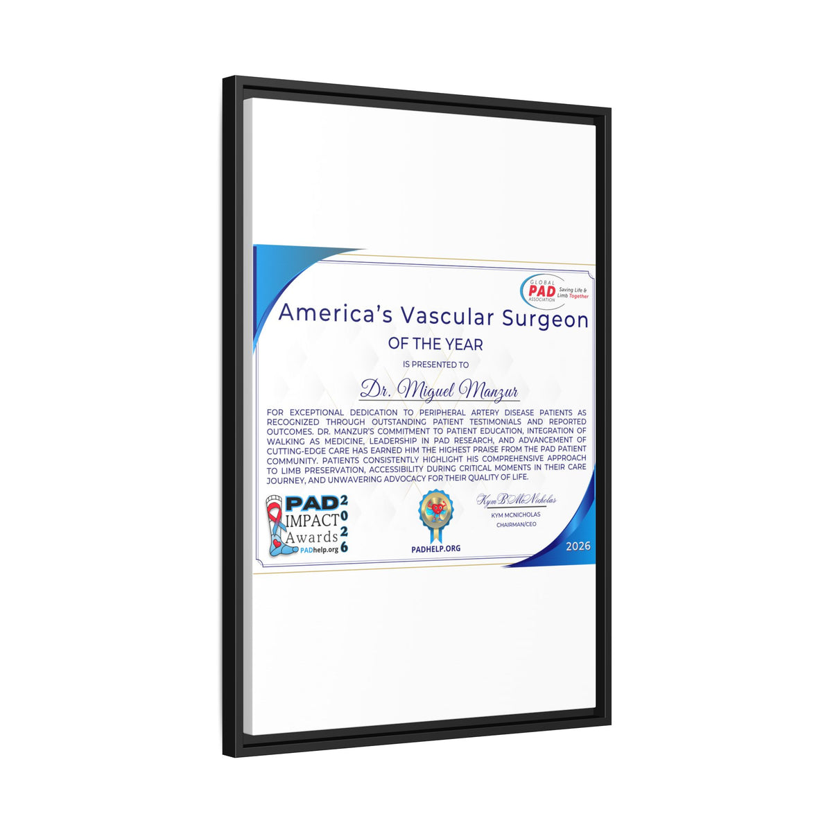 Dr Manzur Award