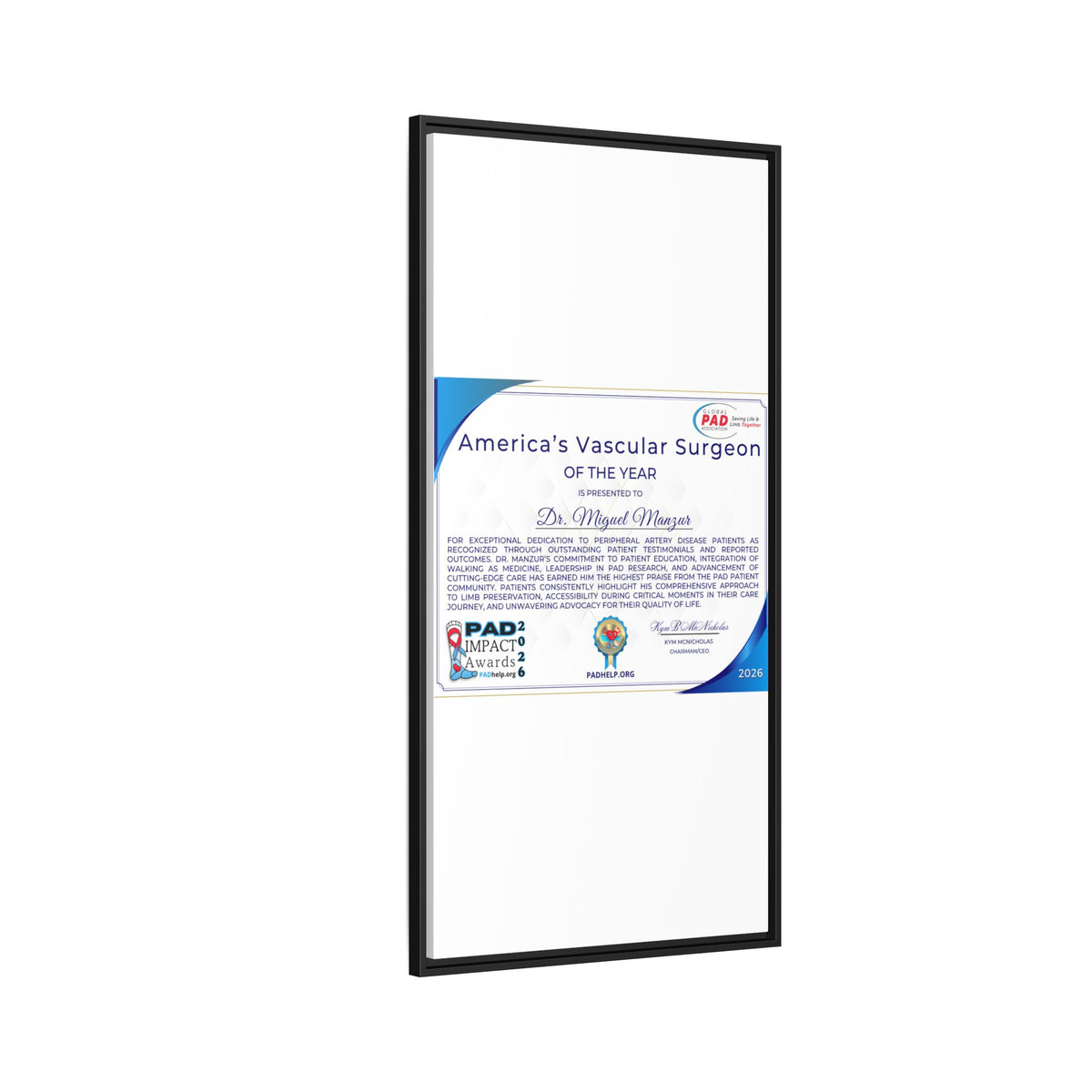 Dr Manzur Award