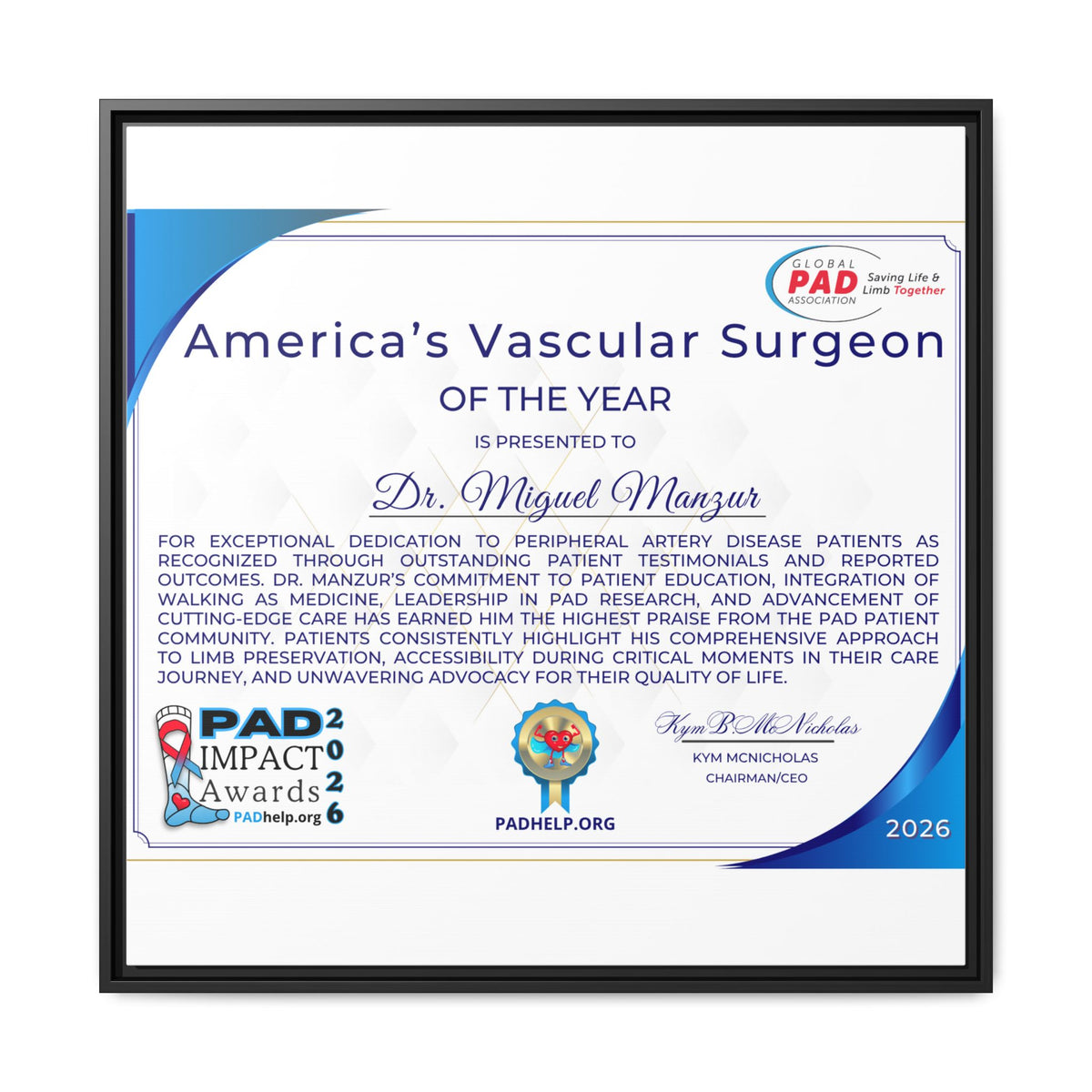 Dr Manzur Award