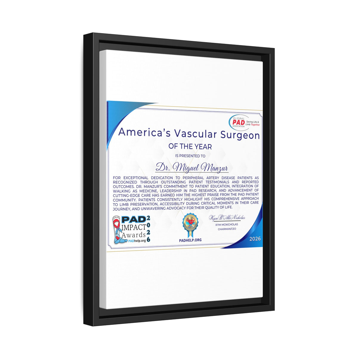 Dr Manzur Award