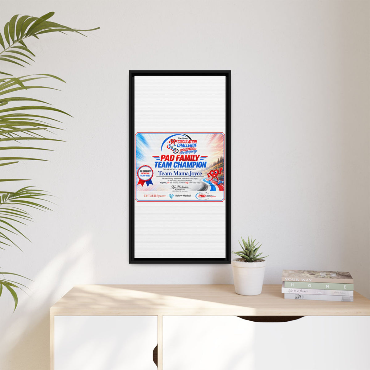 Mama Joyce - Matte Canvas, Framed (Multi-color)