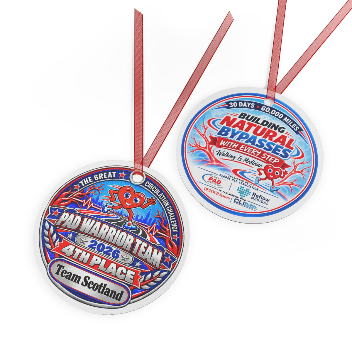 Team Scotland - The Great Circulation Challenge Participation Award Medal