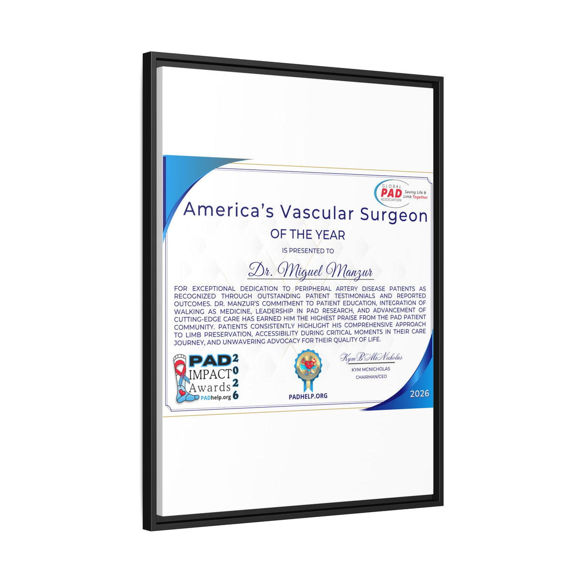 Dr Manzur Award