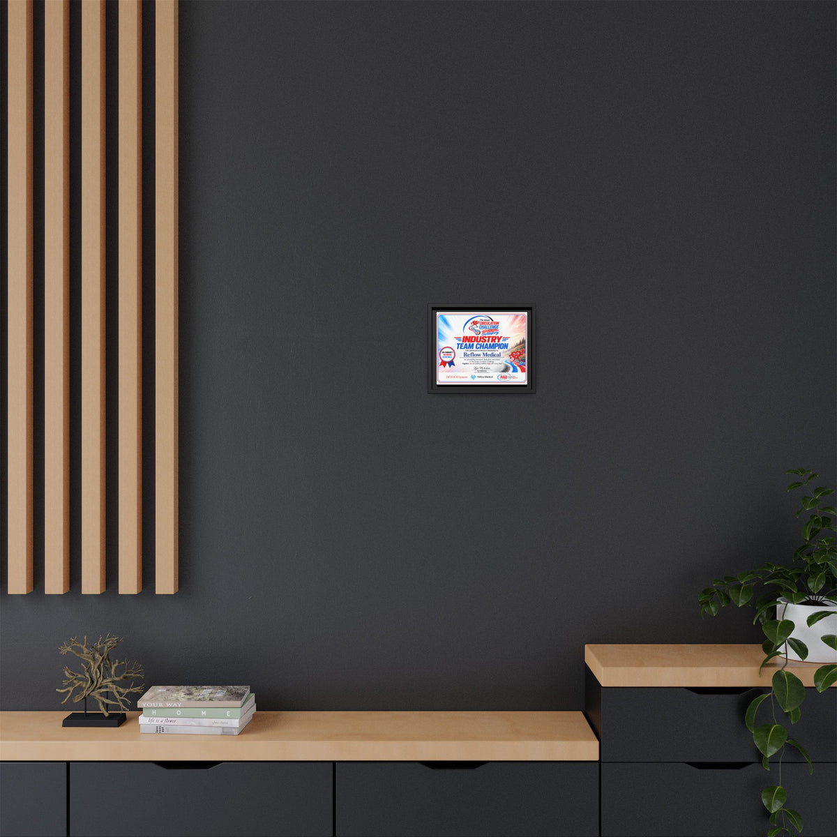 Reflow Medical - Matte Canvas, Framed (Multi-color)