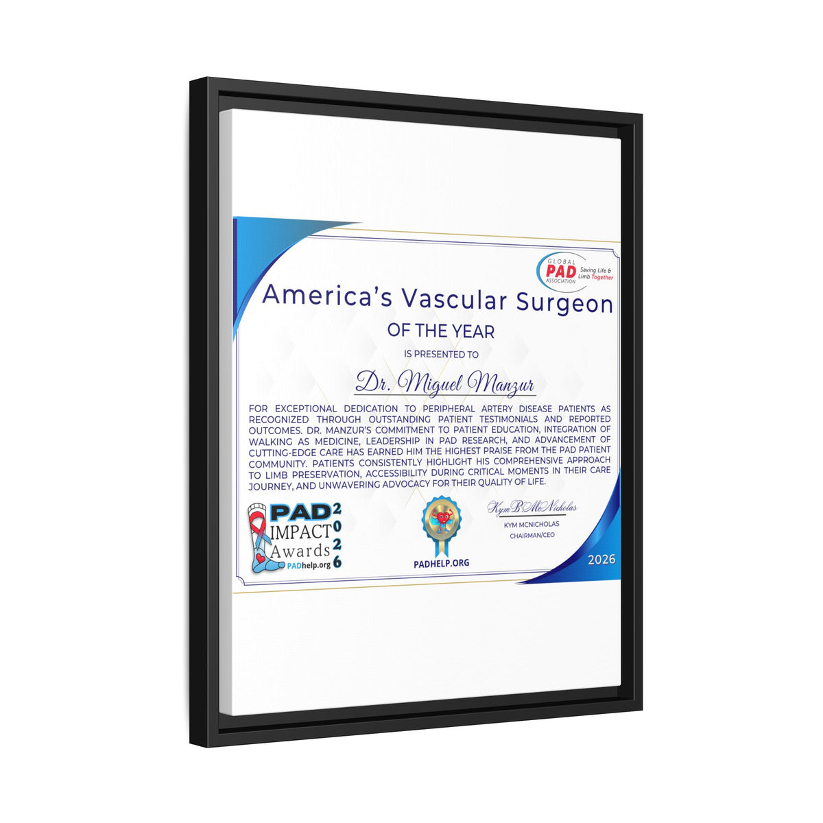 Dr Manzur Award