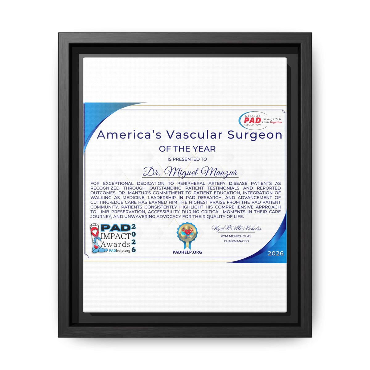 Dr Manzur Award