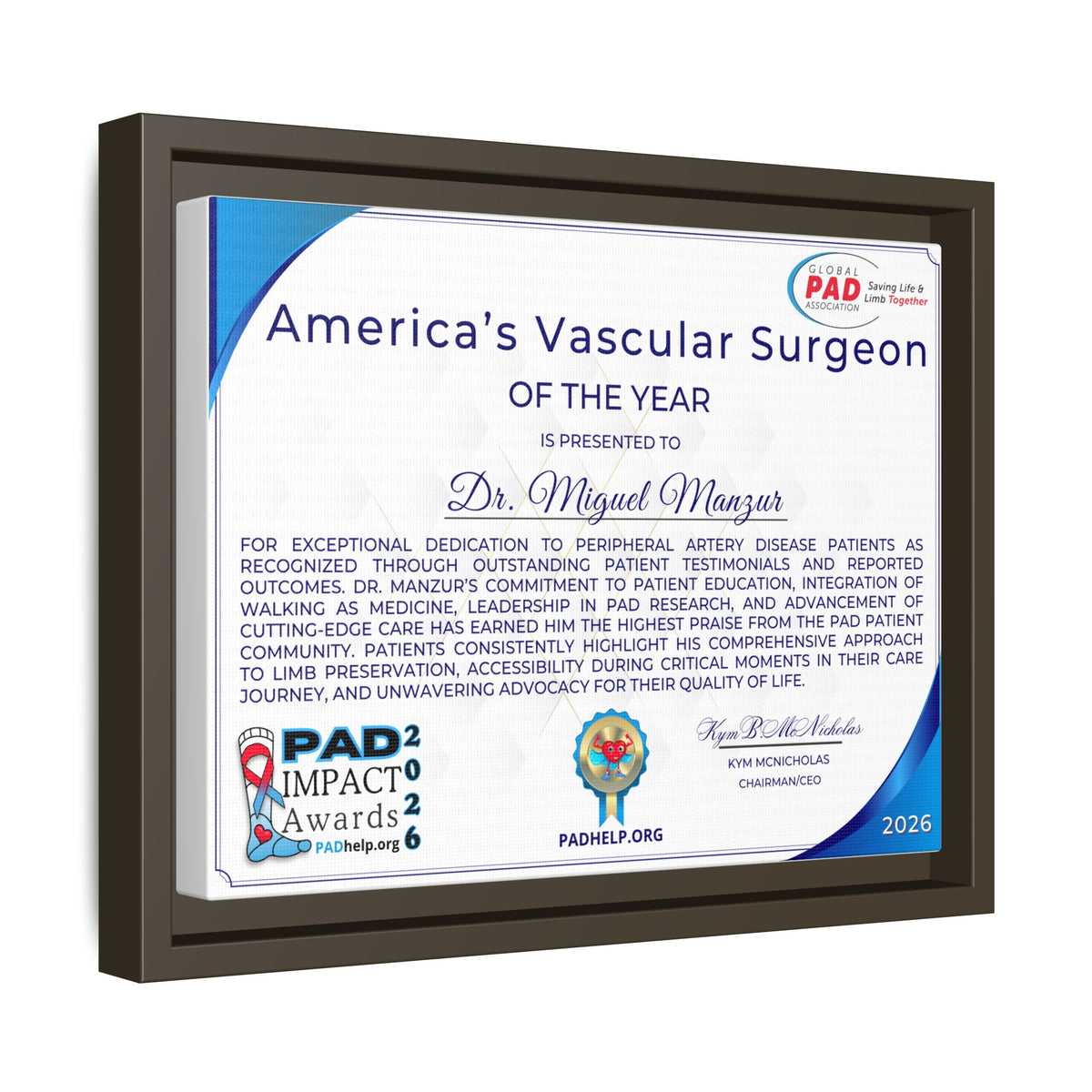 Dr Manzur Award