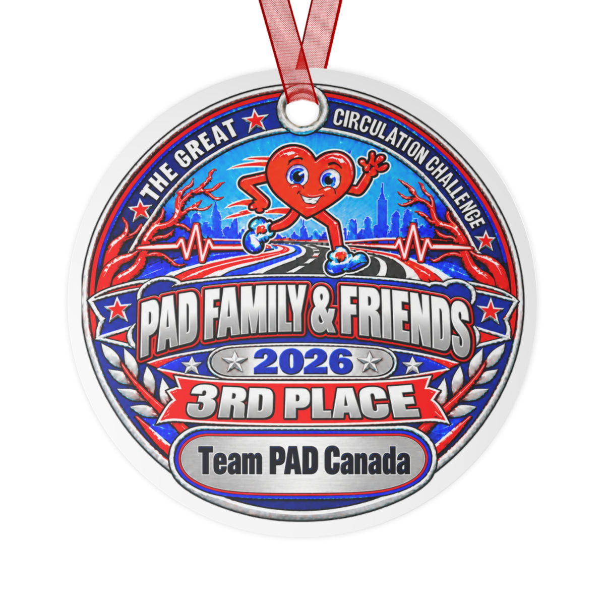 Team Canada Team Award - The Great Circulation Challenge Participation Award Medal