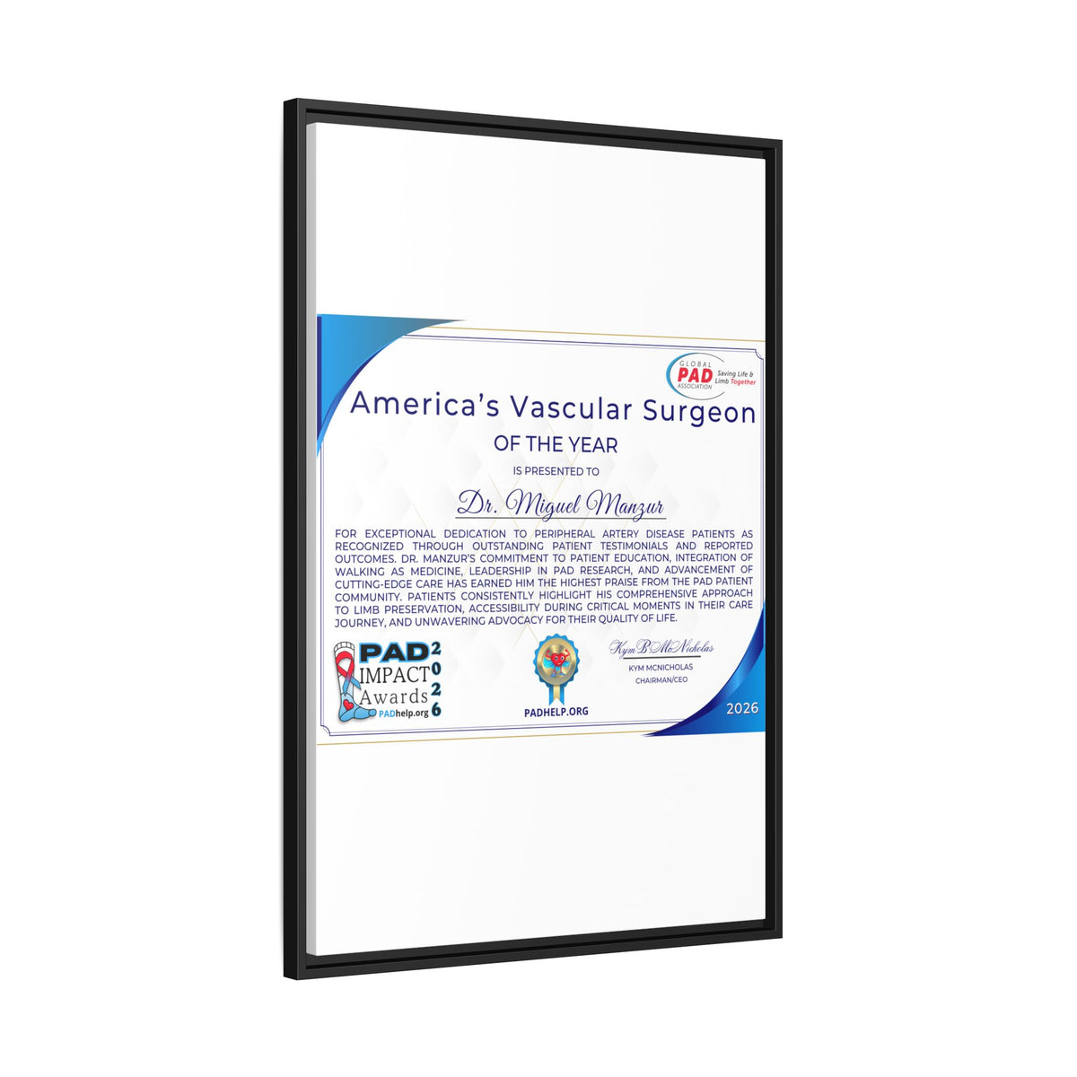 Dr Manzur Award