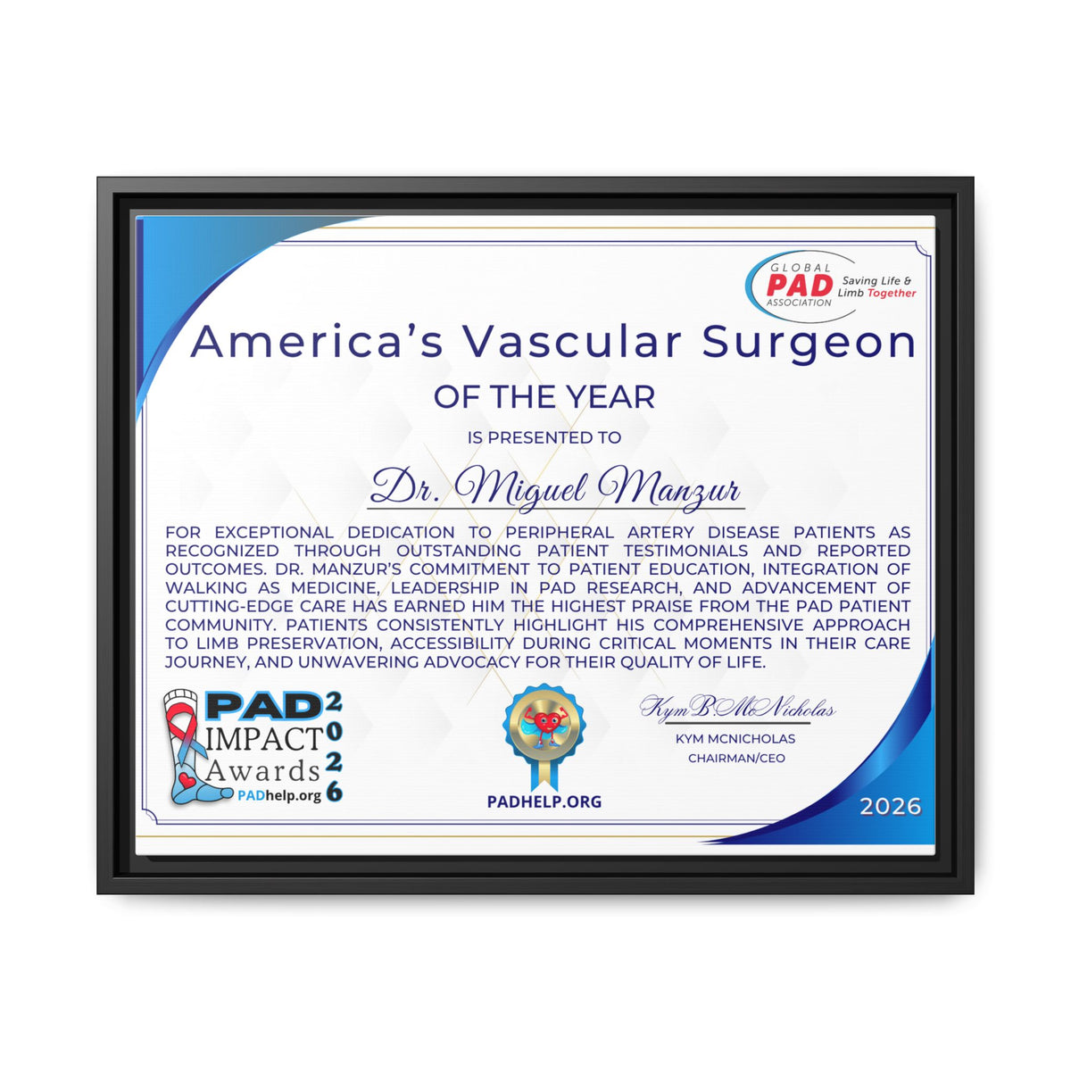 Dr Manzur Award