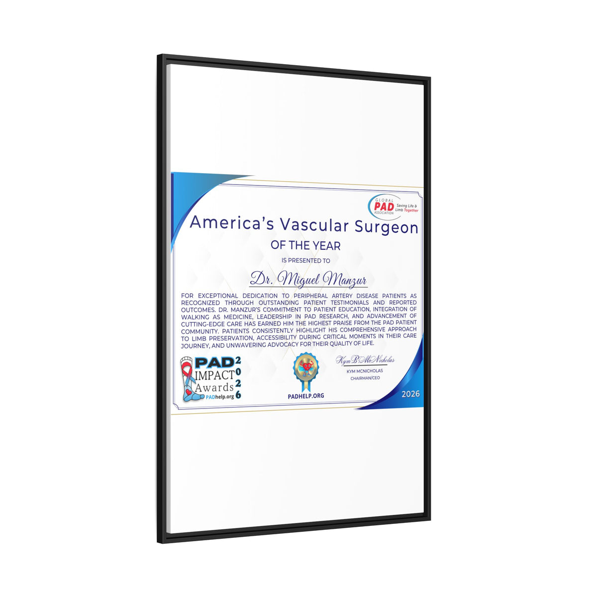 Dr Manzur Award