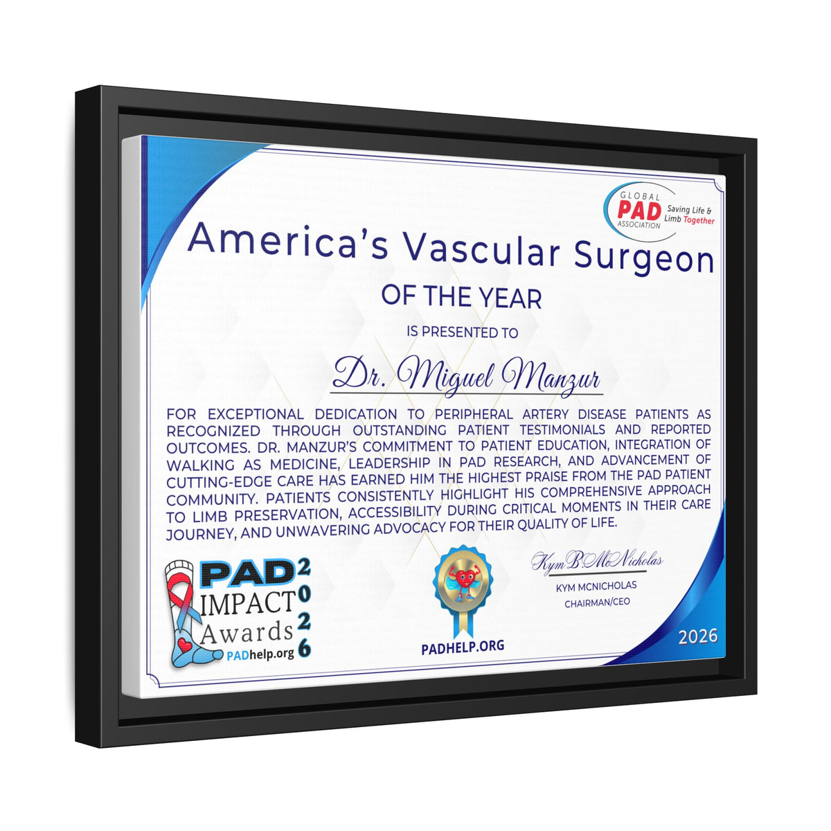 Dr Manzur Award