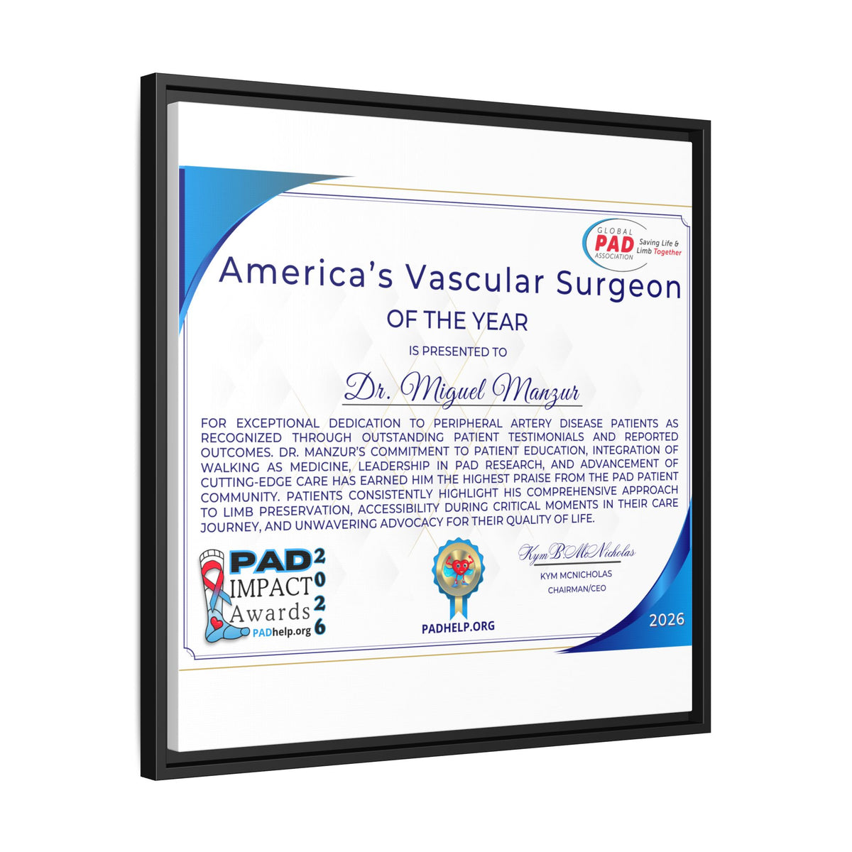 Dr Manzur Award
