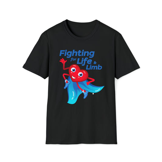 Fighting For Life & Limb Unisex Softstyle T-Shirt