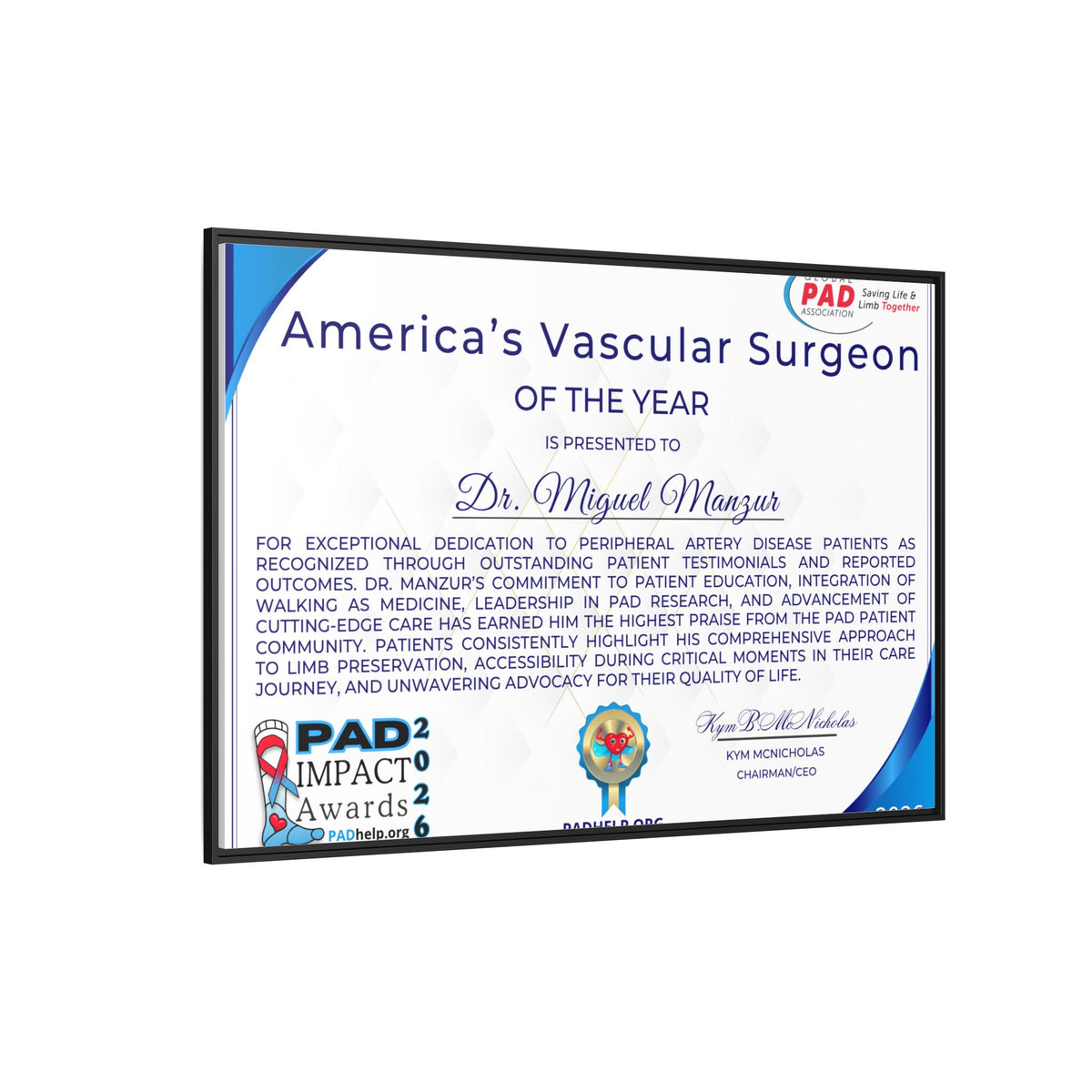Dr Manzur Award