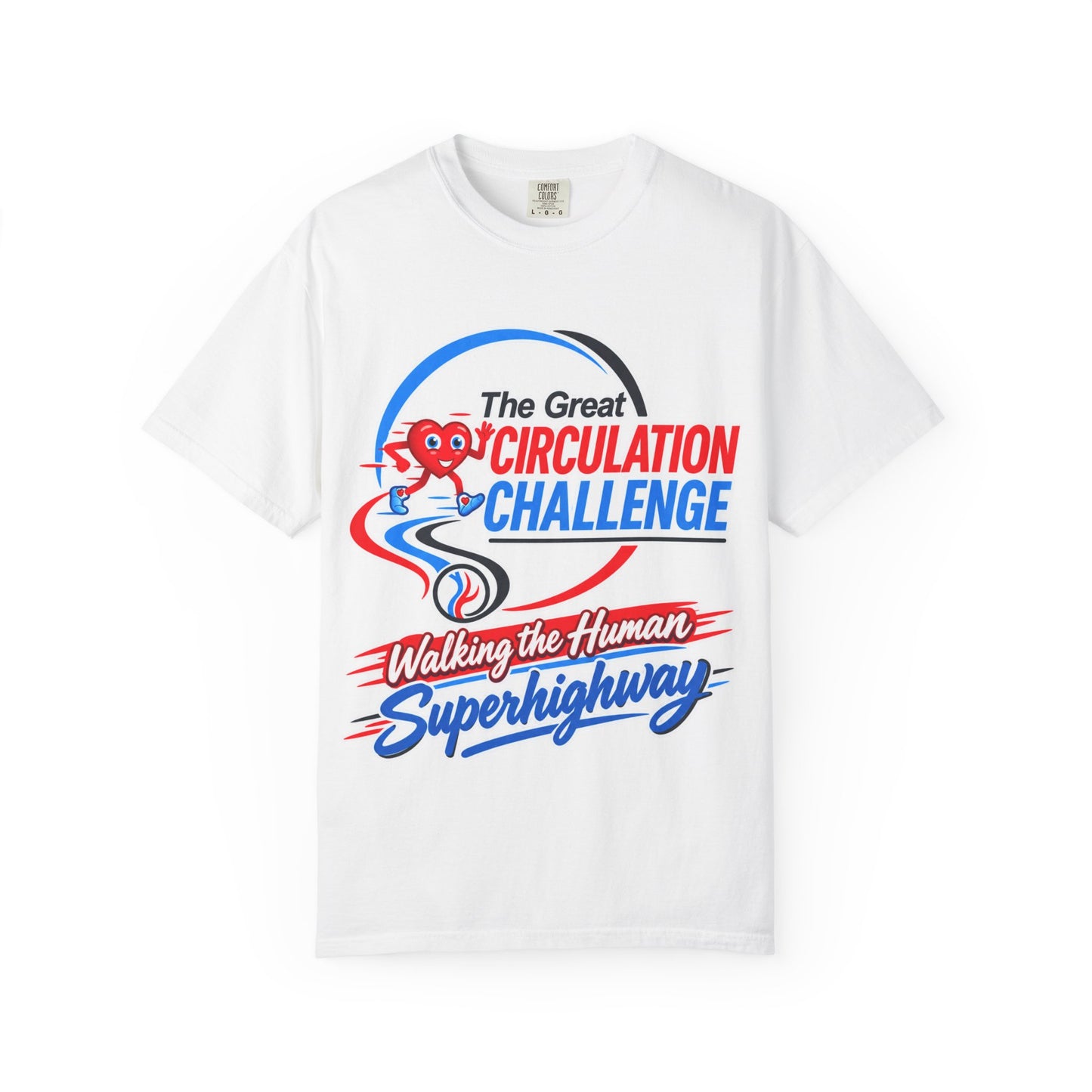The Great Circulation Challenge Unisex Garment-Dyed T-shirt