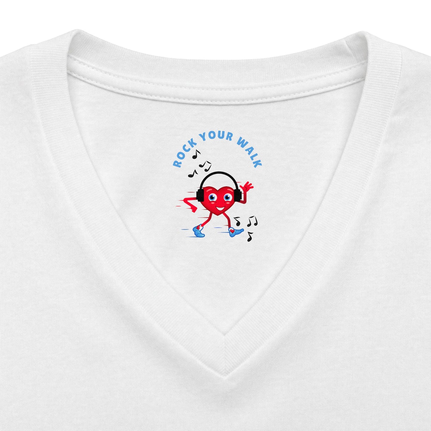 Women's Relaxed Heather CVC V-Neck Tee