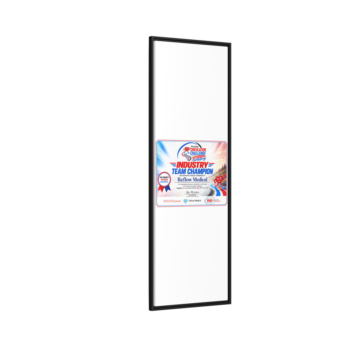 Reflow Medical - Matte Canvas, Framed (Multi-color)