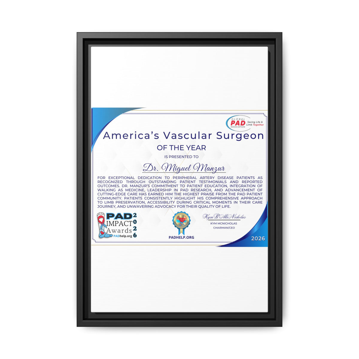 Dr Manzur Award