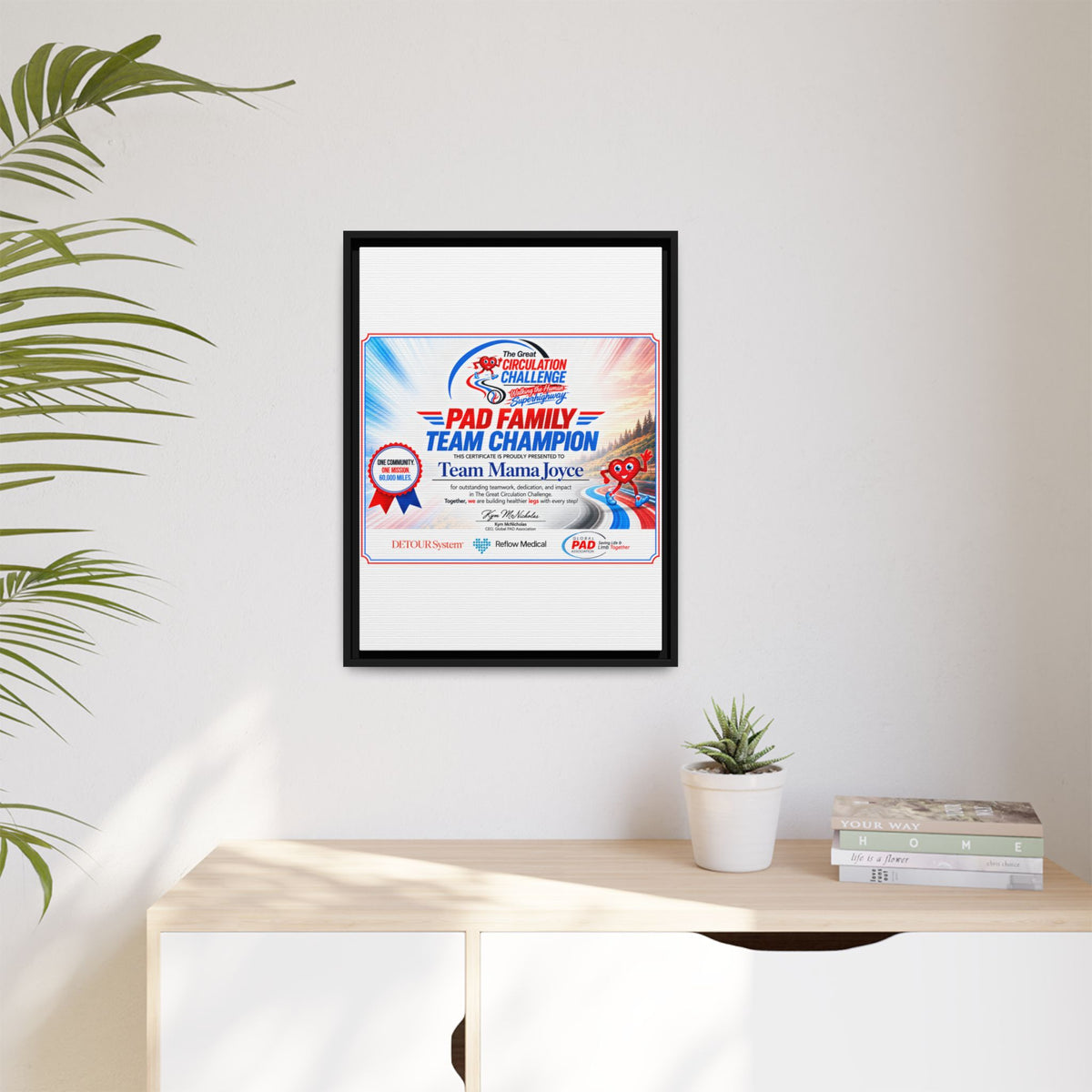 Mama Joyce - Matte Canvas, Framed (Multi-color)