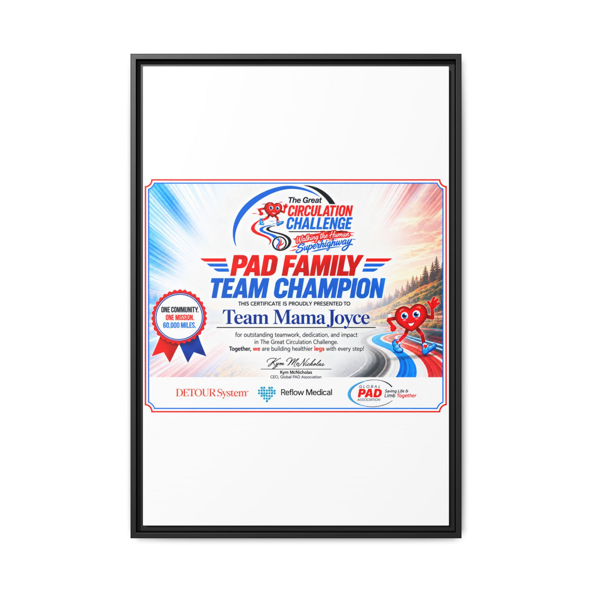 Mama Joyce - Matte Canvas, Framed (Multi-color)