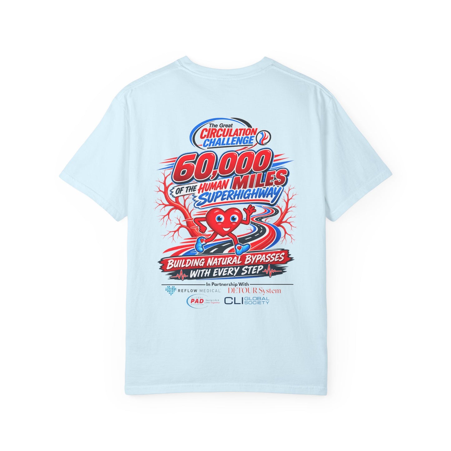 The Great Circulation Challenge Unisex Garment-Dyed T-shirt