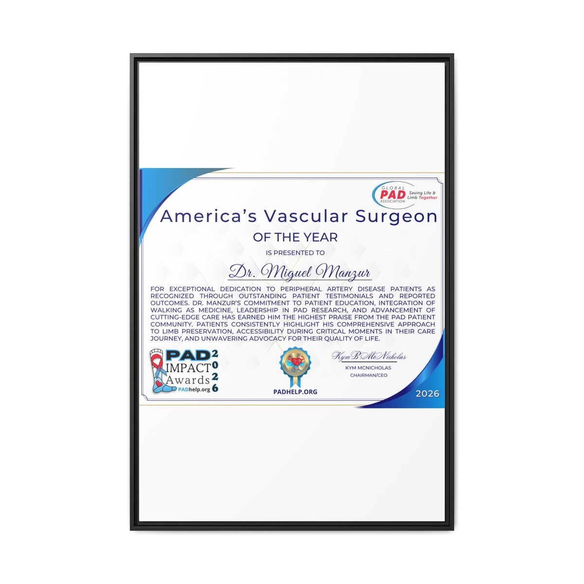 Dr Manzur Award