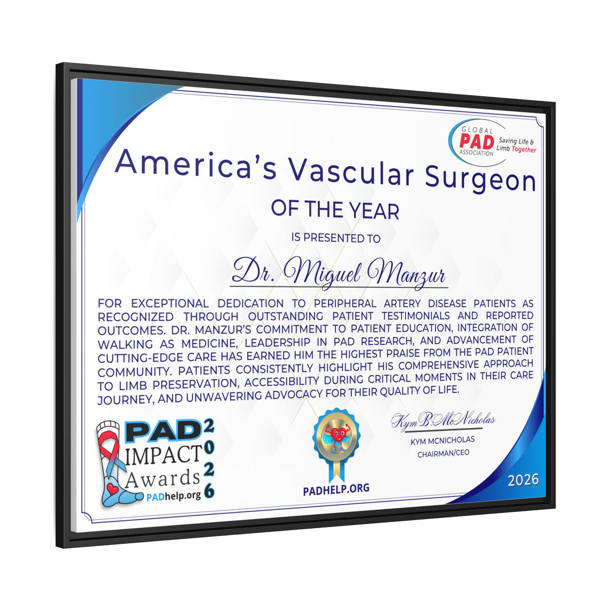Dr Manzur Award