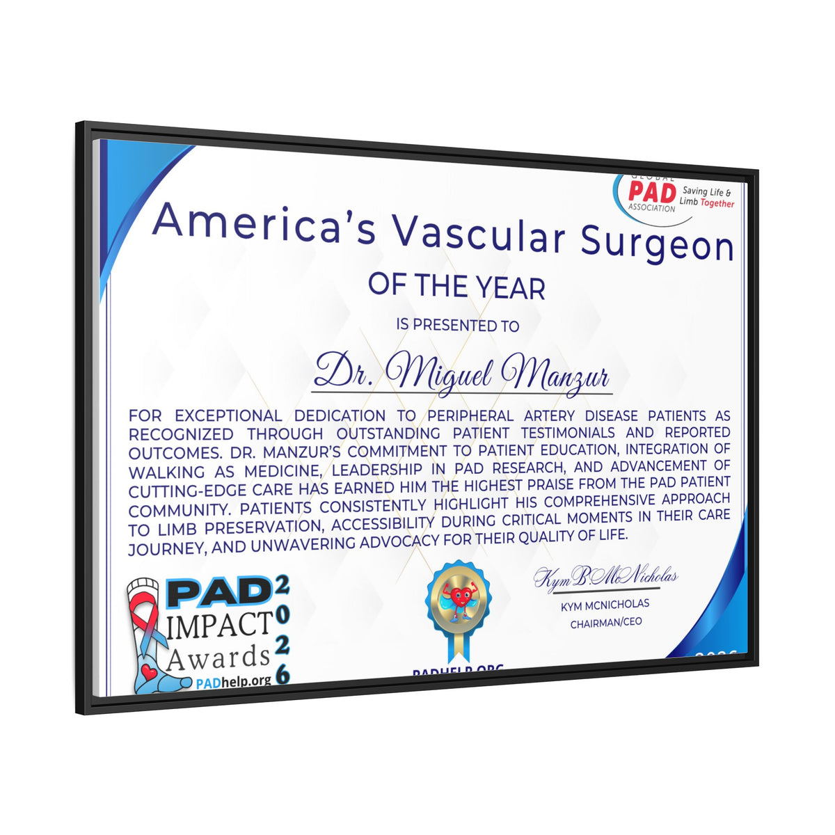 Dr Manzur Award