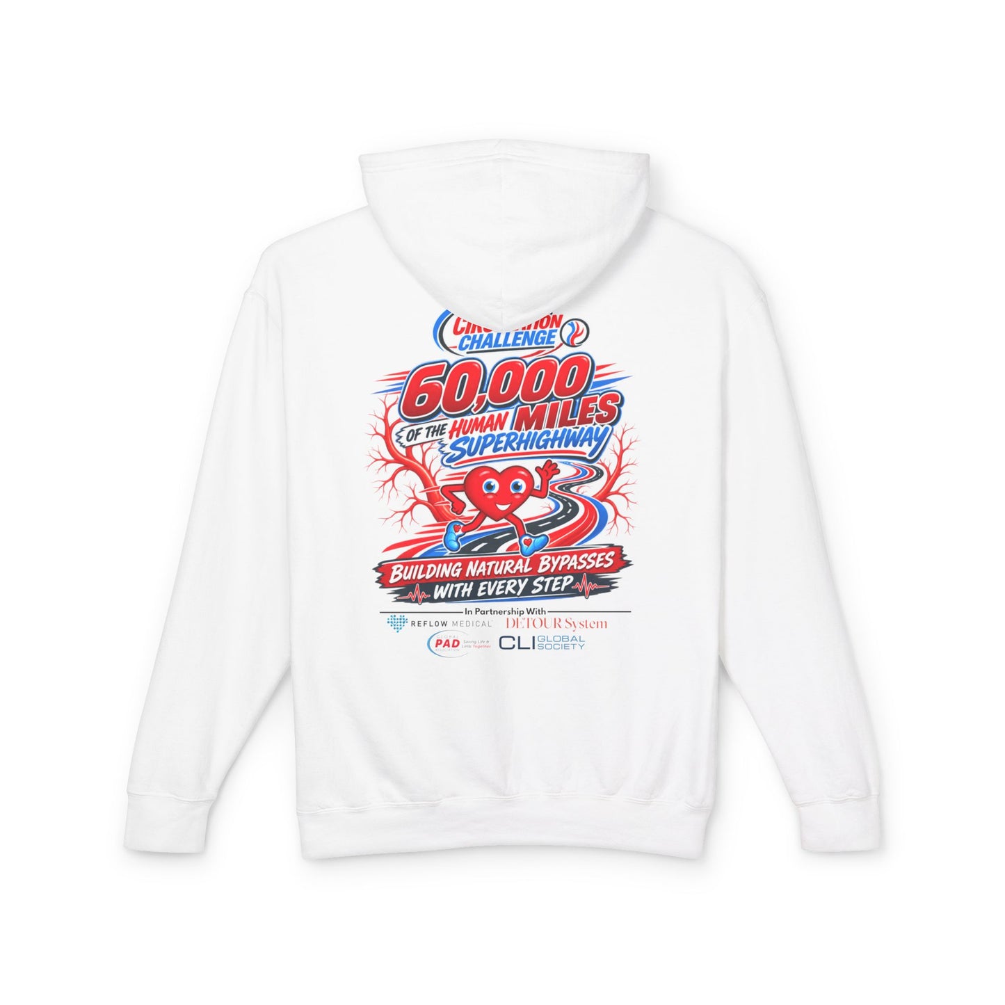 The Great Circulation Challenge Unisex Lightweight Hooded Sweatshirt