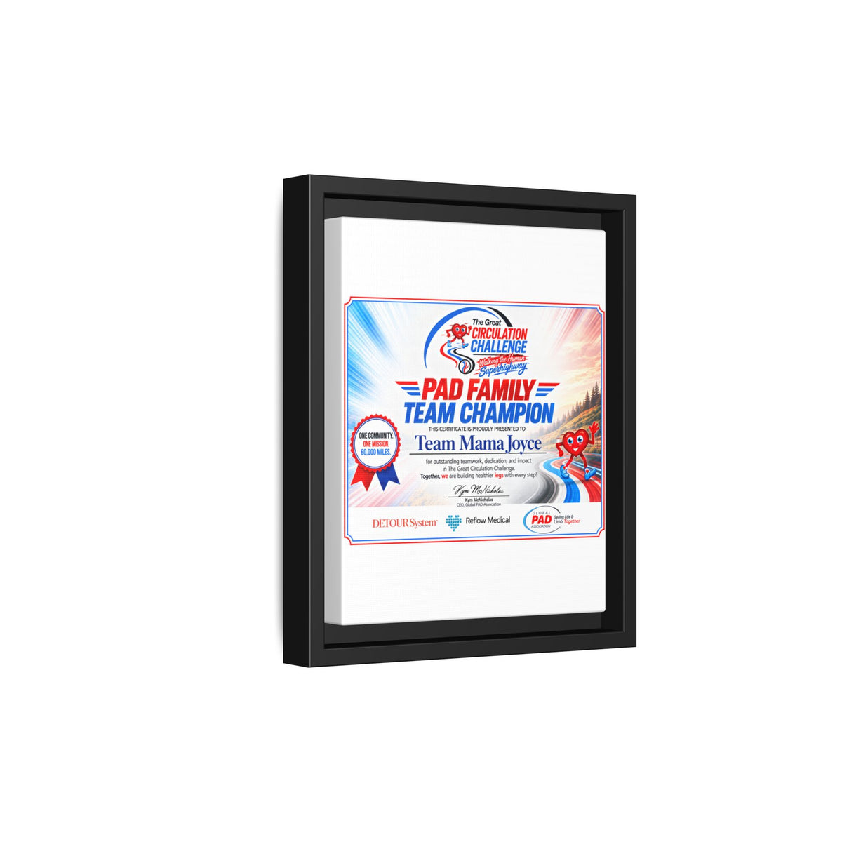 Mama Joyce - Matte Canvas, Framed (Multi-color)