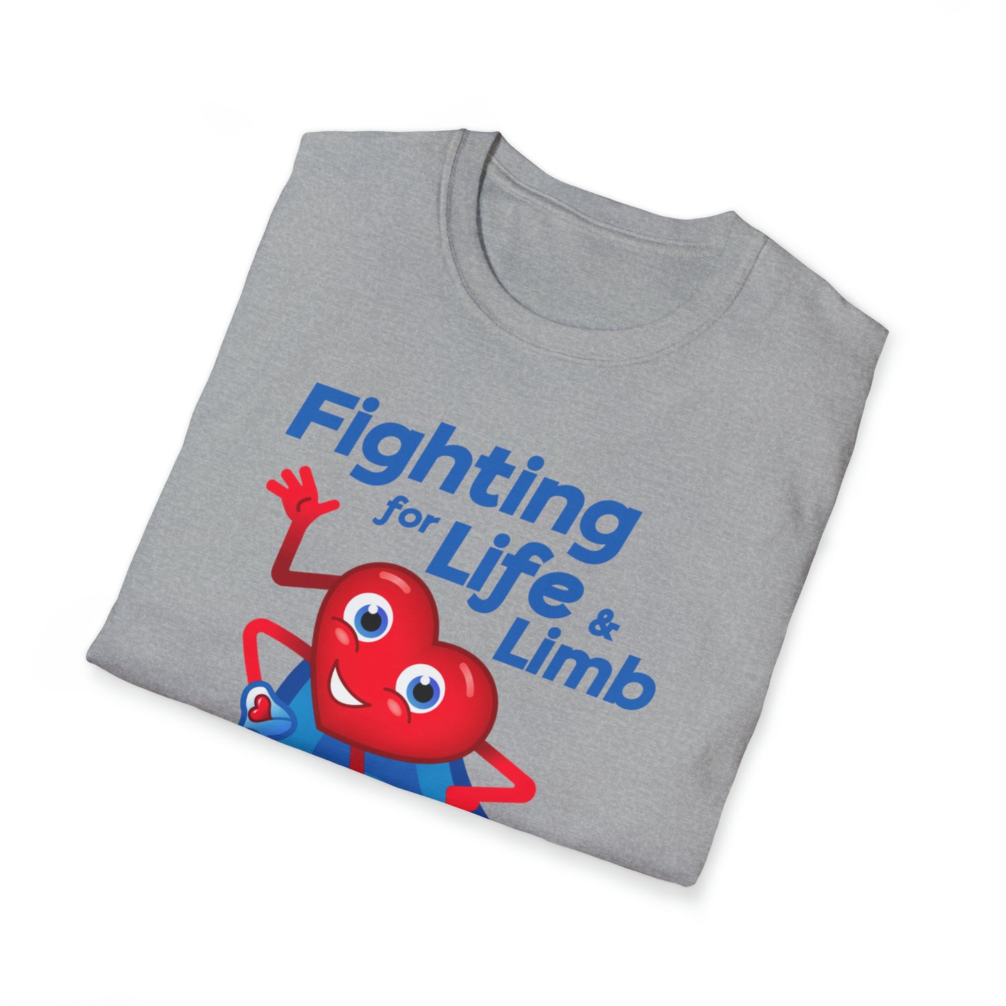 Fighting For Life & Limb Unisex Softstyle T-Shirt