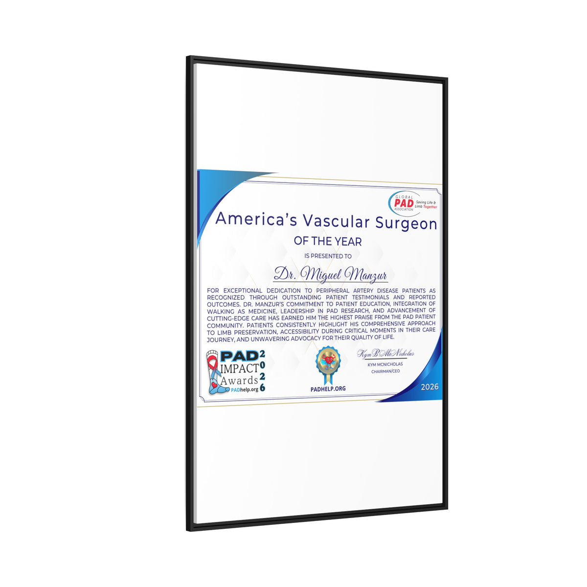 Dr Manzur Award