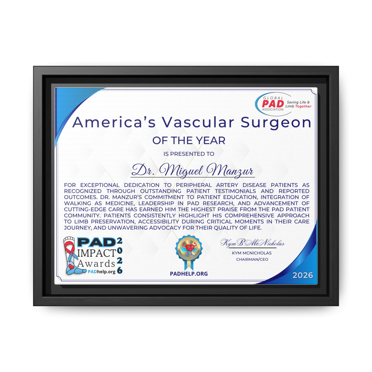 Dr Manzur Award
