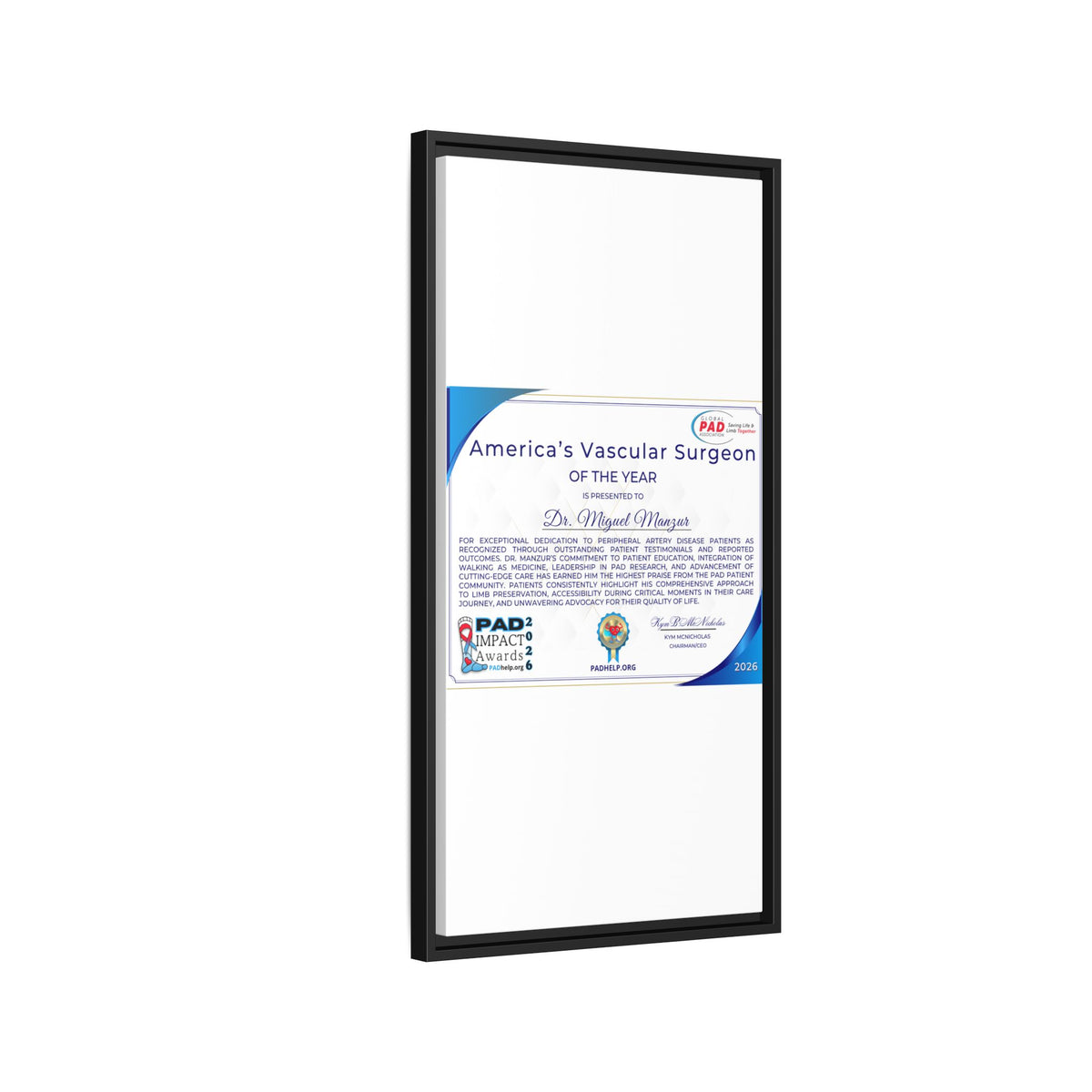 Dr Manzur Award