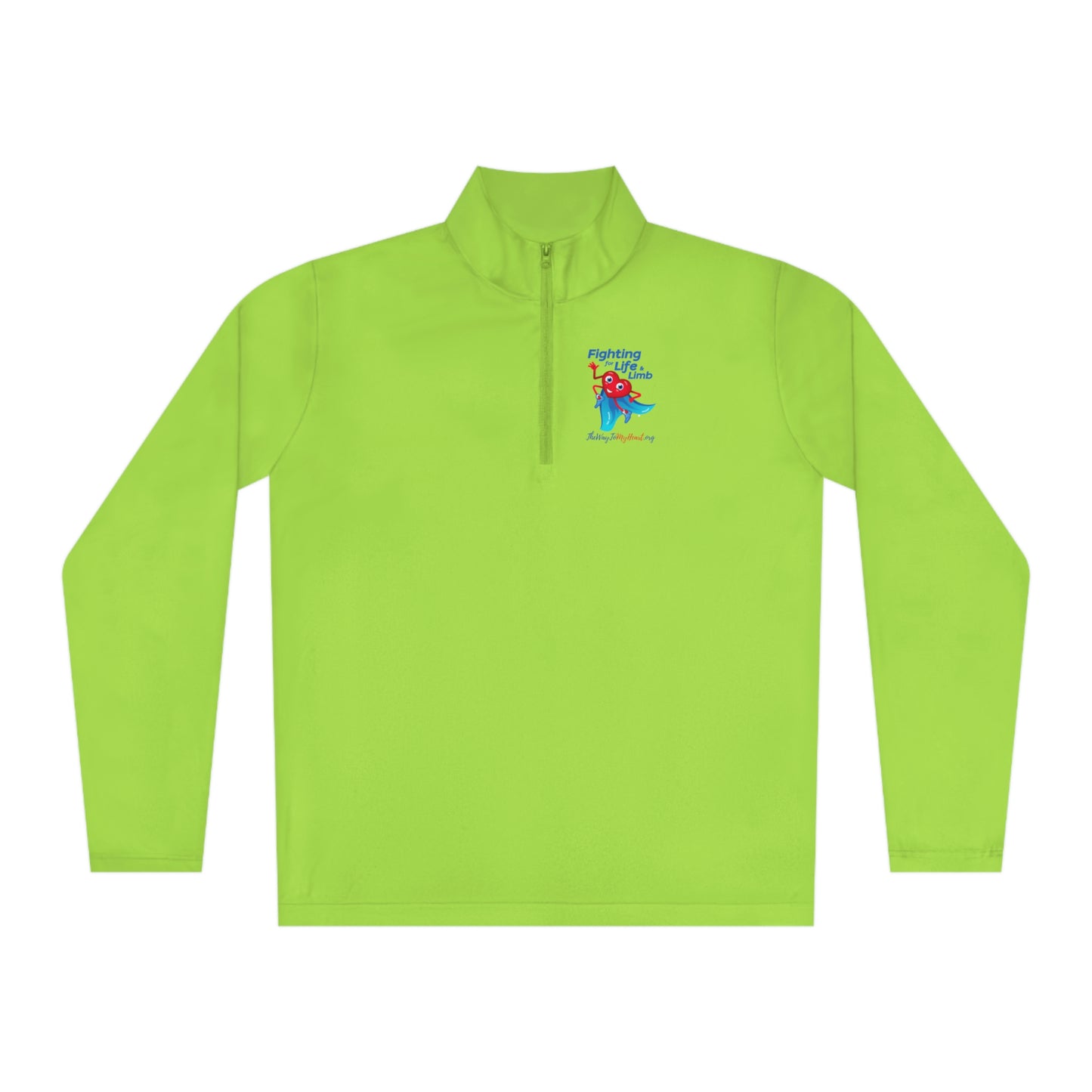 Fighting For Life and Limb Unisex Quarter-Zip Pullover