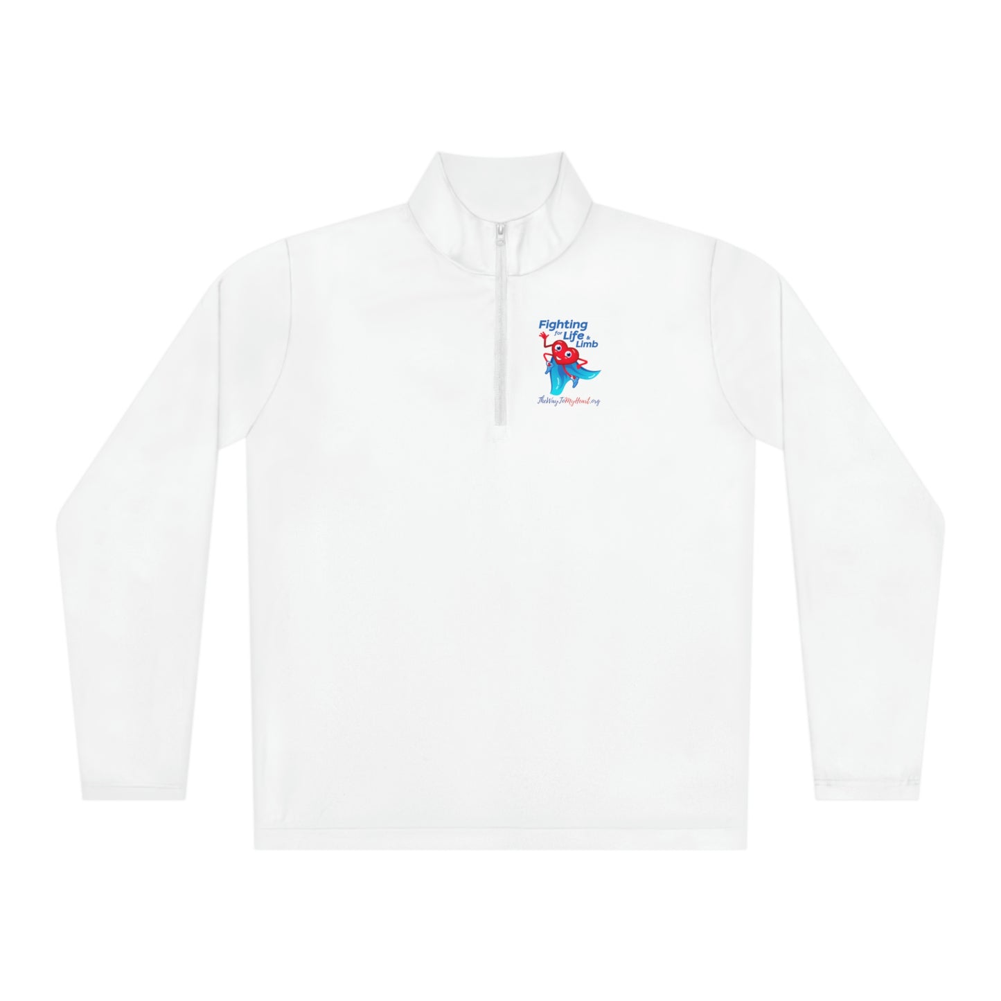 Fighting For Life and Limb Unisex Quarter-Zip Pullover