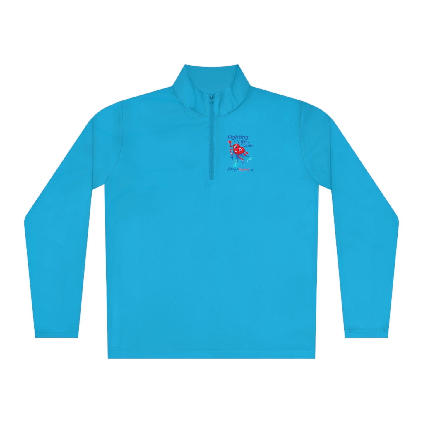 Fighting For Life and Limb Unisex Quarter-Zip Pullover